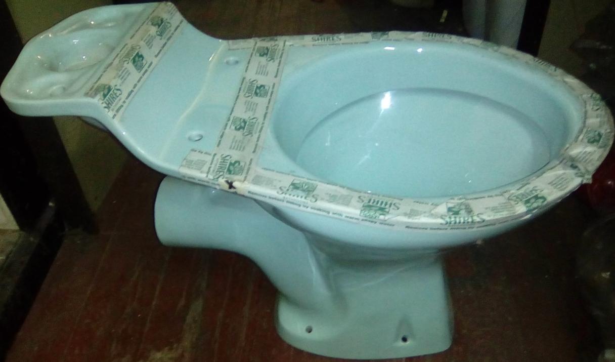 mint green toilet for sale